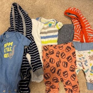 Carter's Blue 'Happy Little Guy' Short-Sleeve Bodysuit